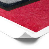 Two Flowers Matchbox Print Vintage Eastern Europe ポスター (角)