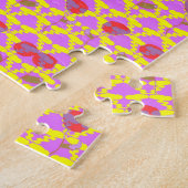 Two Flowers Roses ジグソーパズル (側面)