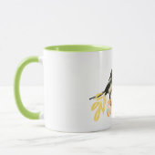 Two for Joy - 2つのマグパイとフローラアクセントマグカップ マグカップ (左)