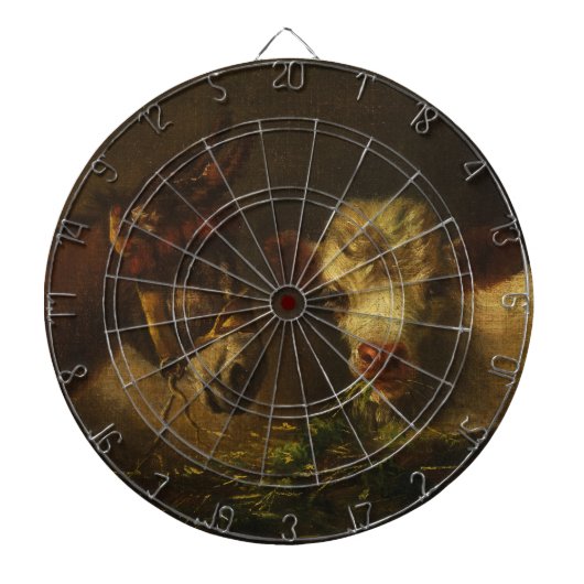 Two Friends (Donkey and Lamb) (Farm Animals) ダーツボード (正面)