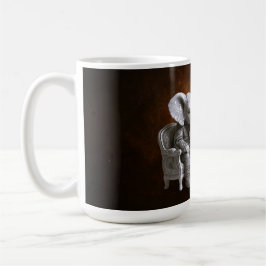 Two Gentleman Elephants Art コーヒーマグカップ