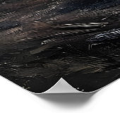 Two Ghosts By Campfire In Woods With Marshmallows ポスター (角)