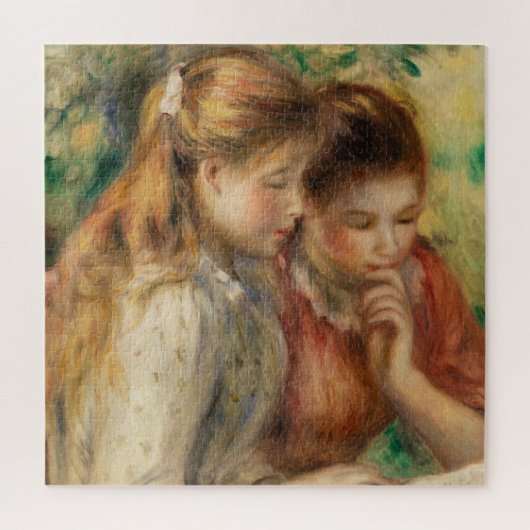 Two Girls 読's -ルノアール印象派絵画家 ジグソーパズル (縦)