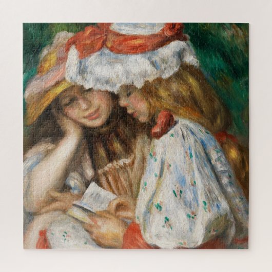 Two Girls 読's -ルノアール印象派絵画家 ジグソーパズル (縦)