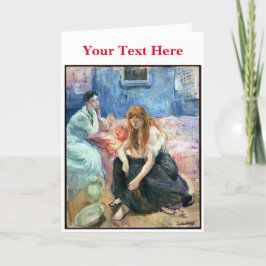 Two Girls (c.1894) by Berthe Morisot サンキューカード