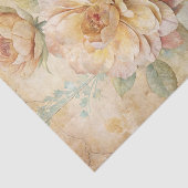 Two Gorgeous Peonies on a Collage Background 薄葉紙 (詳細)