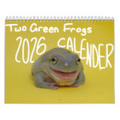 Two Green Frogs' 2026 Calendar カレンダー (カバー)