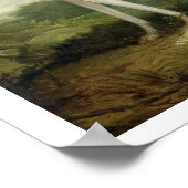 Two Greyhounds in a Landscape (キャンバス上の油) ポスター (角)