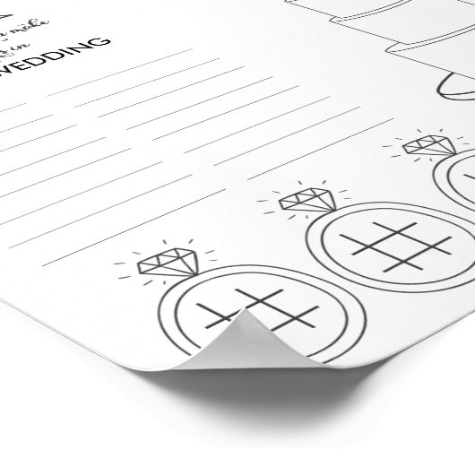 Two Groomsゲイ結婚のカラーリングとアクティビティページ ポスター (角)