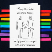 Two Grooms | LGBTQ Congratulations on your Wedding カード
