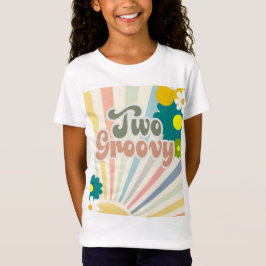 TWO GROOVY、2歳の誕生日、太陽、虹 Tシャツ