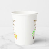 Two happy camping 2nd birthday tree camp kids 紙コップ (右)