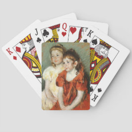 Two Happy Young Girls (by Mary Cassatt) トランプ