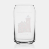 Two Harbors Lighthouse の缶グラス ガラス缶 (裏面)