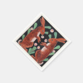 Two Hares by William Bell Scott スタンダードカクテルナプキン (角)