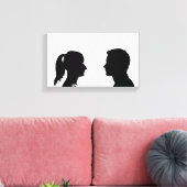 Two-Head | Zazzle_Growshop. キャンバスプリント (インサイチュ (リビング))