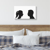 Two-Head | Zazzle_Growshop. キャンバスプリント (インサイチュ (寝室))