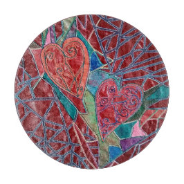 Two hearts カッティングボード