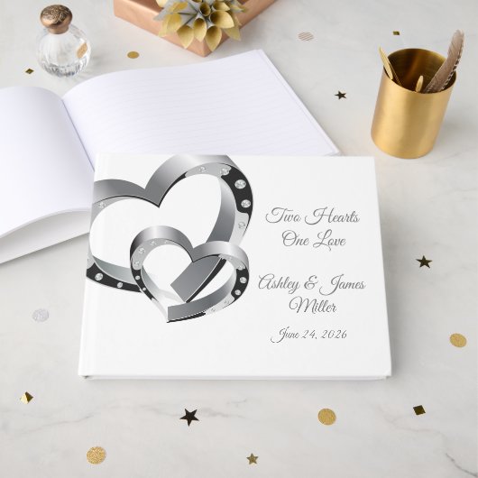 Two Hearts ゲストブック (正面見開き)