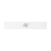 Two Hearts Catholic Wedding Invitation Belly Band 招待状ベリーバンド (フラット)