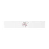 Two Hearts Catholic Wedding Invitation Belly Band 招待状ベリーバンド (フラット)