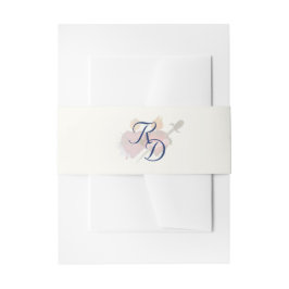 Two Hearts Catholic Wedding Invitation Belly Band 招待状ベリーバンド