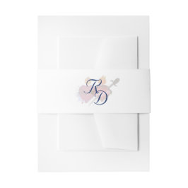 Two Hearts Catholic Wedding Invitation Belly Band 招待状ベリーバンド