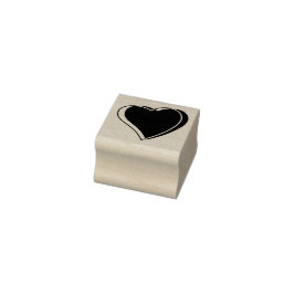 Two Hearts Entwined - 1"角 - ポイントカード ラバースタンプ