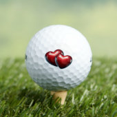 Two Hearts Golf Balls ゴルフボール (インサイチュ 木)
