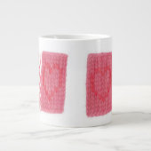 TWO HEARTS KNIT ビッグ ホワイト マグ (正面)