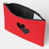 Two Hearts Large アクセサリーポーチ (見開き)