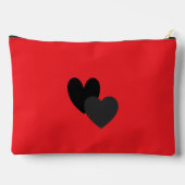 Two Hearts Large アクセサリーポーチ (裏面)
