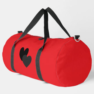 Two Hearts Large ダッフルバッグ