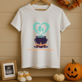 Two Hearts One Cauldron Spooky Pregnancy Maternity Tシャツ