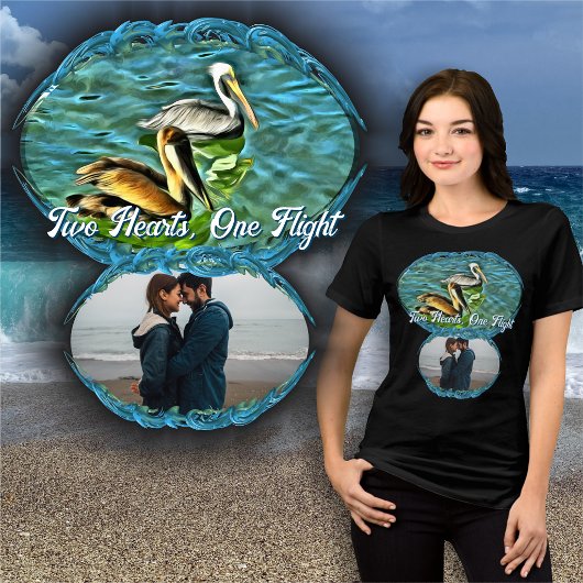 Two Hearts, One Flight 0329 トライブレンドTシャツ