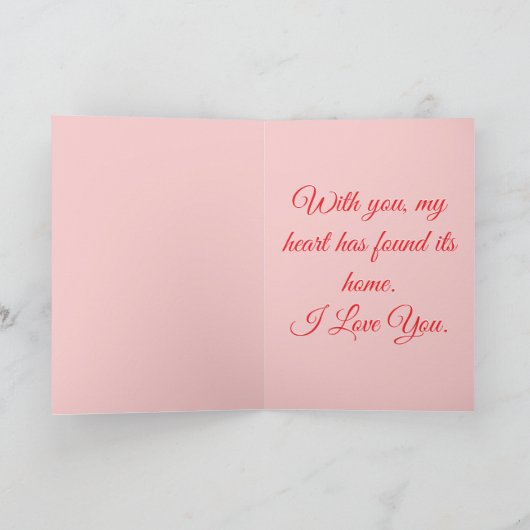 Two Hearts, One Love シーズンカード (内部)