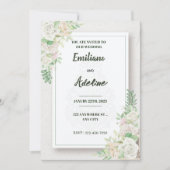 Two Hearts, One Love 招待状 (正面)