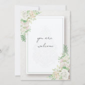 Two Hearts, One Love 招待状 (裏面)