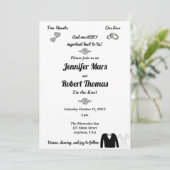 Two Hearts, One Love, Knotting the Tie Invitation 招待状 (スタンド正面)