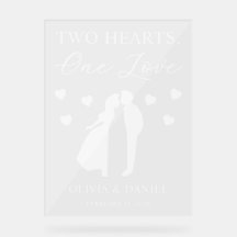 Two Hearts, One Love Personalized Wedding