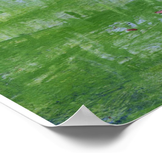 Two Hearts Surrealist Art ポスター (角)