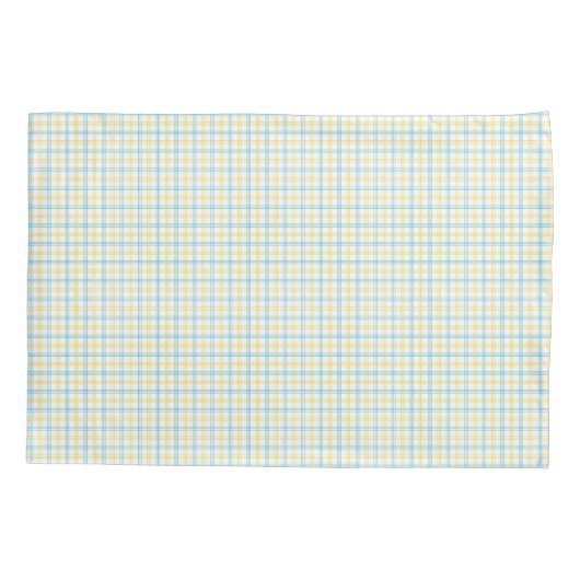 Two images show a plaid pattern  枕カバー (裏面)