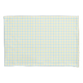 Two images show a plaid pattern  枕カバー (正面)