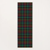 Two images show a tartan pattern on white cards ヨガマット (裏面)