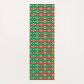 Two images showcasing a rectangular patterned  ヨガマット (裏面)