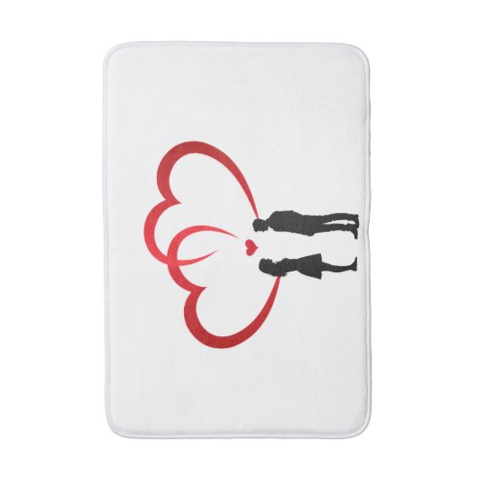 Two In Love Bath Mat バスマット (正面縦)