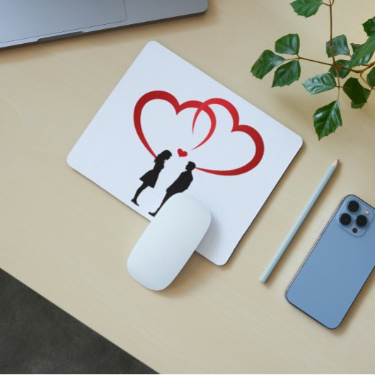 Two in Love Mousepad マウスパッド