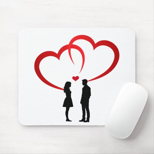 Two in Love Mousepad マウスパッド (マウス)