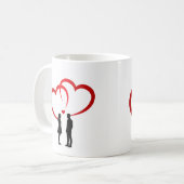 Two In Love Mug コーヒーマグカップ (正面左)