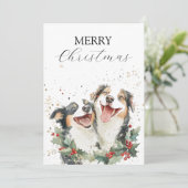 Two Joyful Dogs Laughing Together シーズンカード (スタンド正面)